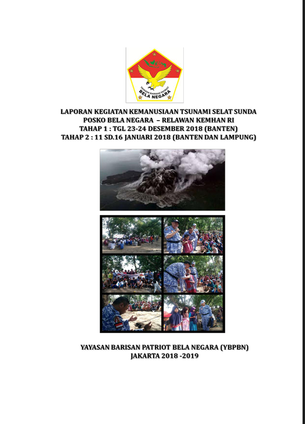 Laporan Kegiatan Kemanusian Banten & Lampung — 1
